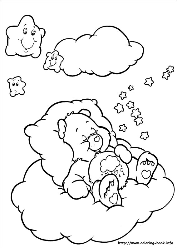 The Care Bears coloring picture